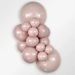 Alternative view of Westcoast Balloon 395234 Pastel Dusk Rose 5 Round (50Ct)