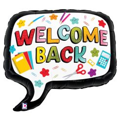 Westcoast Balloon 25309 Welcome Back Speech Bubble
