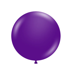 Westcoast Balloon 24017 Tuftex Crystal Purple 24 Round (25Ct)