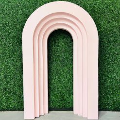Westcoast Balloon 3D Wood Step Archway Rental - Small