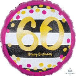 Westcoast Balloon 37165 Pink & Gold 60