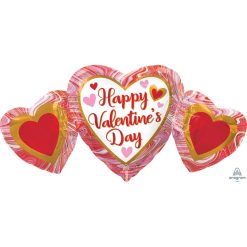 Westcoast Balloon 42314 HVD Marble Heart Trio