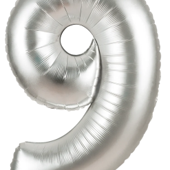 Westcoast Balloon 15849 Megaloons Number 9 Silver