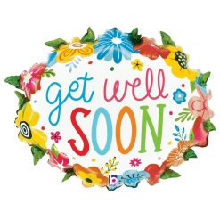 Westcoast Balloon 25292 Get Well Floral Wreath