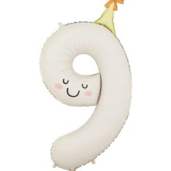 Westcoast Balloon FB411T-9 Number 9 Cream