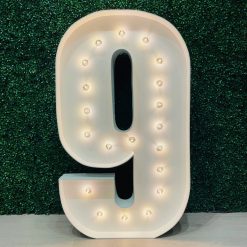 Westcoast Balloon 4Ft Marquee Number 9 Rental