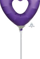 Westcoast Balloon 38771 Purple Royale Open Heart