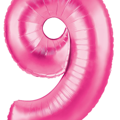 Westcoast Balloon 15849FP Megaloons Number 9 Pink