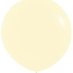 Westcoast Balloon 56175 Pastel Matte Yellow 36 Round (1Ct)