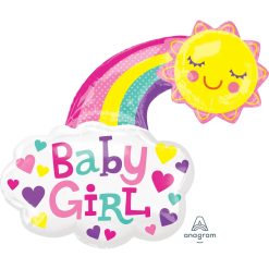 Westcoast Balloon 34054 Baby Girl Bright Happy Sun
