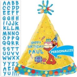 Westcoast Balloon 12513 Personalize It! Elmo Birthday Dots