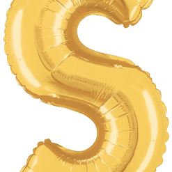 Westcoast Balloon 34919GP Letter S Gold 14In