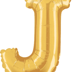 Westcoast Balloon 34910GP Letter J Gold 14In
