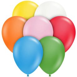 Westcoast Balloon 15002 Tuftex Assorted W/ White 5 Round (50Ct)