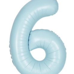Westcoast Balloon 13896 Number 6 Matte Blue