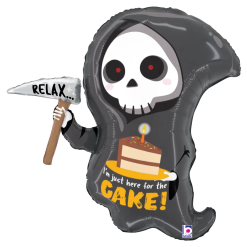 Westcoast Balloon 25372 Grim Reaper Birthday Cake