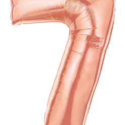 Westcoast Balloon 15847RGP Megaloons Number 7 Rose Gold