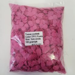 Westcoast Balloon Round Tissue Paper Confetti - Fuchsia