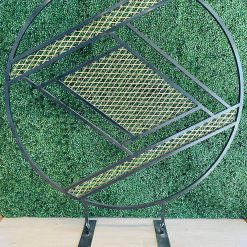 Westcoast Balloon 6Ft Round Geometric Mesh Hoop Rental