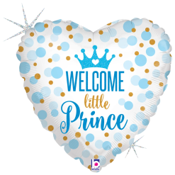 Westcoast Balloon 36712 Glitter Baby Prince