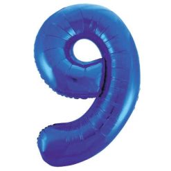 Westcoast Balloon 55749 Number 9 Blue