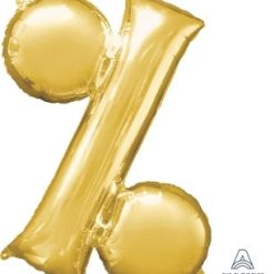 Westcoast Balloon 33008 Symbol % Gold