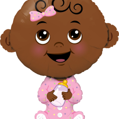 Westcoast Balloon 18943 Baby Girl - Dark Skin Tone
