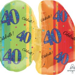 Alternative view of Westcoast Balloon A119823 A Year To Celebrate 40