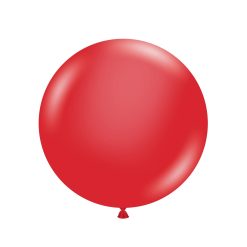 Westcoast Balloon 24019 Tuftex Crystal Red 24 Round (25Ct)