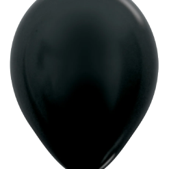 Westcoast Balloon 209067 Metallic Black 5 Round (50Ct)