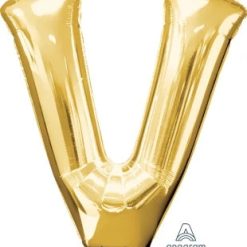 Westcoast Balloon 32992 Letter V Gold