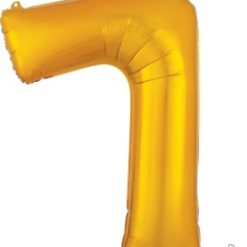 Westcoast Balloon 28256 SuperShape Number 7 Gold