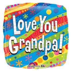 Westcoast Balloon 21970 Colorful Love You Grandpa