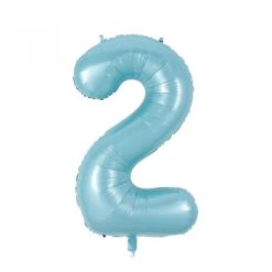 Westcoast Balloon Econo Number 2 Pastel Blue