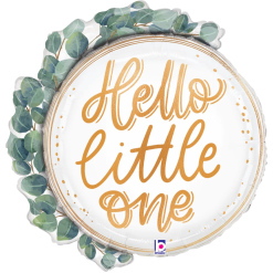 Westcoast Balloon 25378 Hello Baby Eucalyptus Wreath