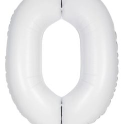 Westcoast Balloon 13960 Number 0 Matte White