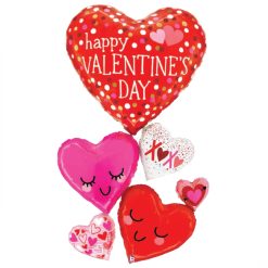 Westcoast Balloon 25321 Special Delivery Valentine Happy Hearts