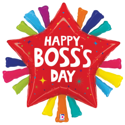Westcoast Balloon 25310 Boss'S Day Bursting Star