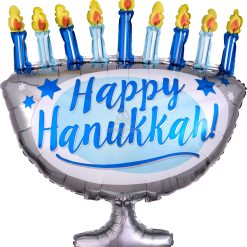 Westcoast Balloon 36031 Happy Hanukkah Menorah