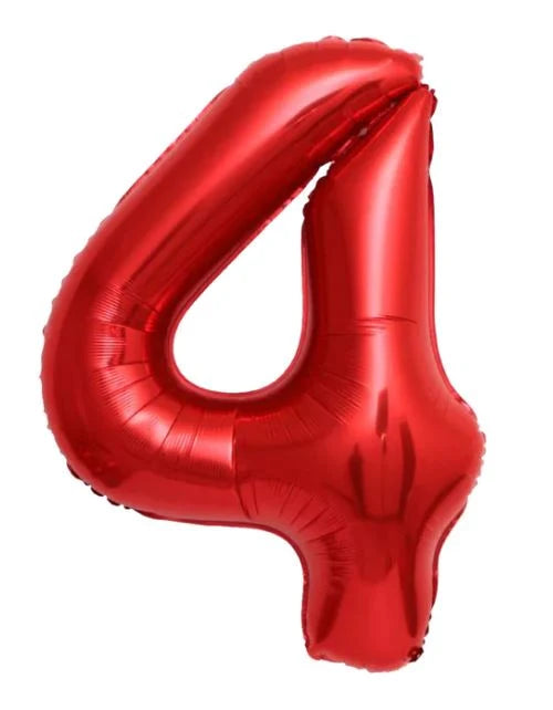 Westcoast Balloon 74549 Ellie'S Red Number 4
