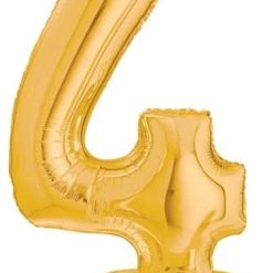 Westcoast Balloon 13844 StandUps Number 4 Gold