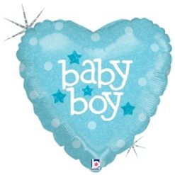 Westcoast Balloon 86601 Baby Boy Heart