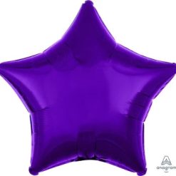 Westcoast Balloon 30597 Metallic Purple Star