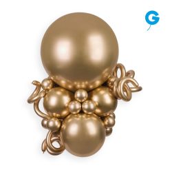 Alternative view of Westcoast Balloon 128857 Gemar Shiny Gold 13 Round (25Ct)
