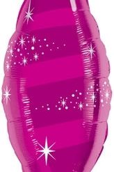 Westcoast Balloon 22823 Metallic Magenta Taper Swirl 38