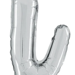 Westcoast Balloon 34709SP Script Letter I Silver