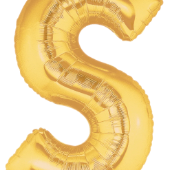 Westcoast Balloon 15919GP Megaloons Letter S Gold