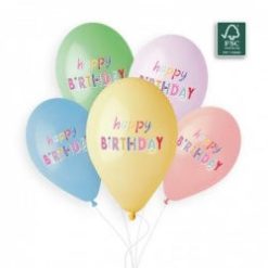 Westcoast Balloon 940350 Gemar Happy Birthday Sweet Assortment 13 Round (50Ct)