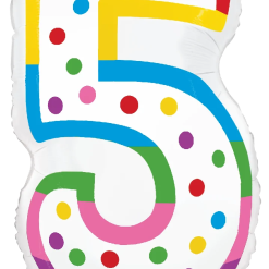 Westcoast Balloon 25385 Birthday Candle 5