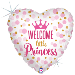 Westcoast Balloon 36713 Glitter Baby Princess